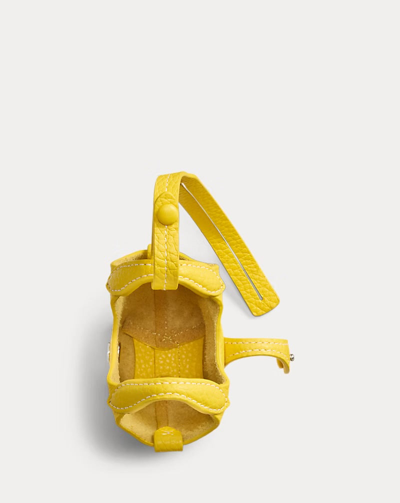 Leather Polo Play Bag Charm