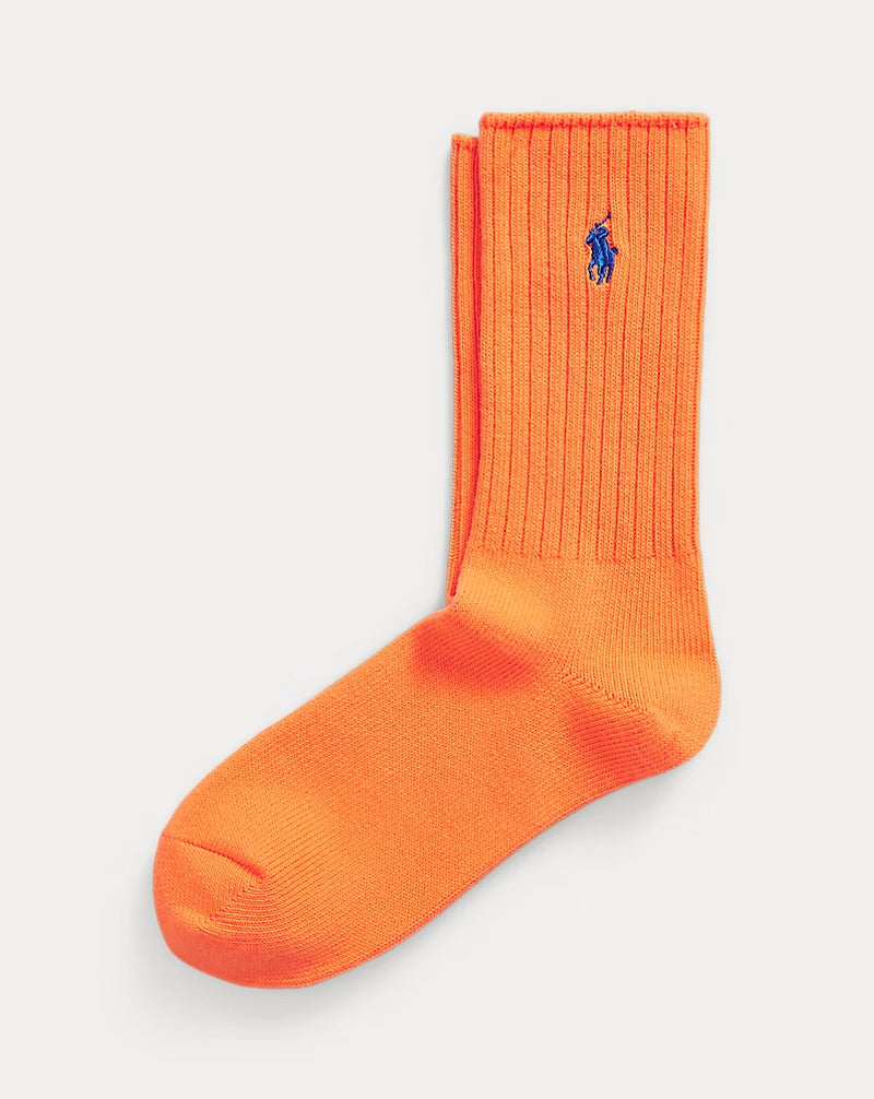 Rib-knit Crew Socks