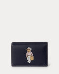 Polo Bear Leather Flapped Card Case