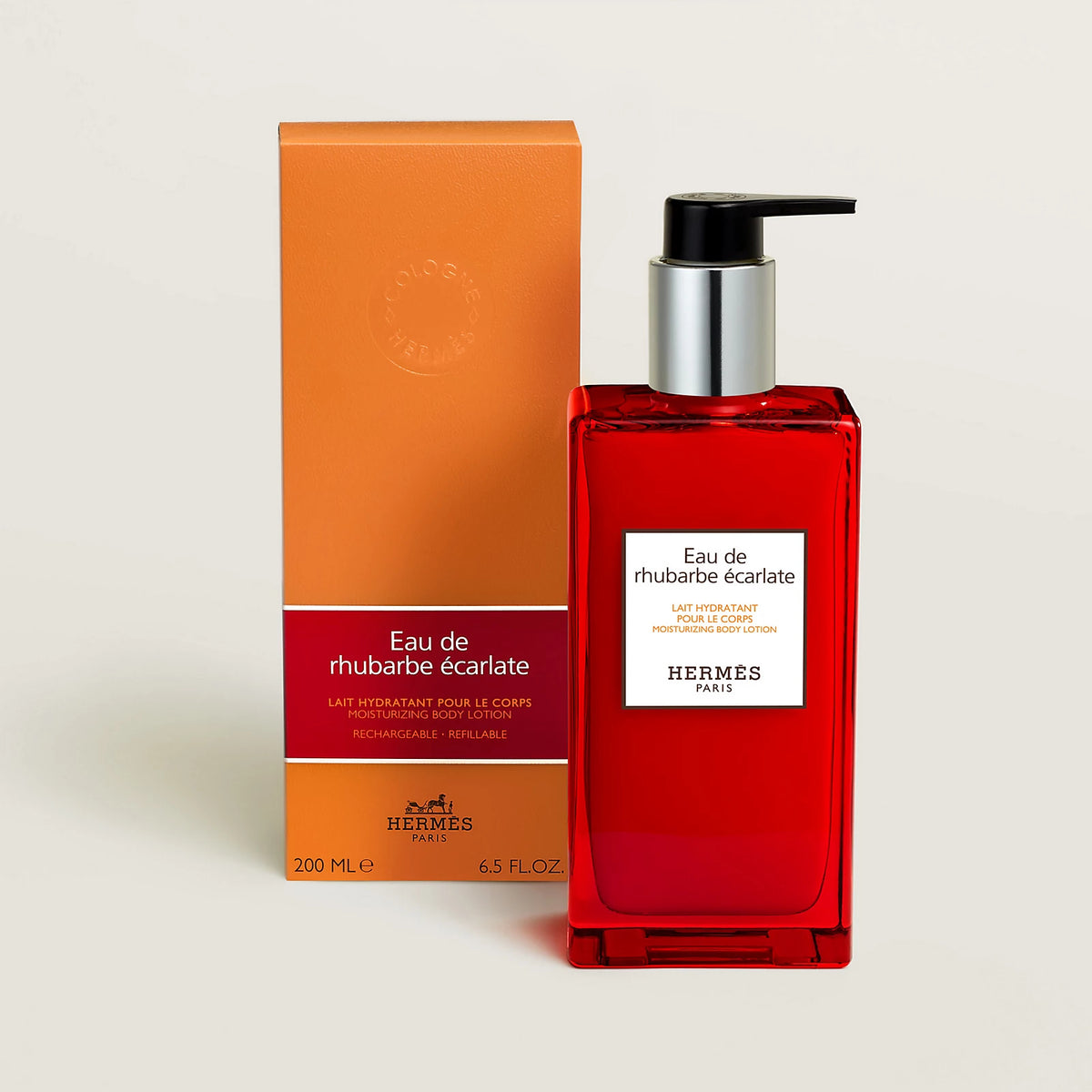 HERMÈS EAU DE RHUBARBE ECARLATE MOISTURIZING BODY LOTION