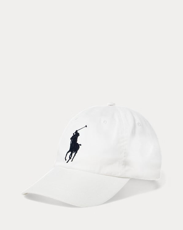 Stretch Cotton Twill Pony Ball Cap