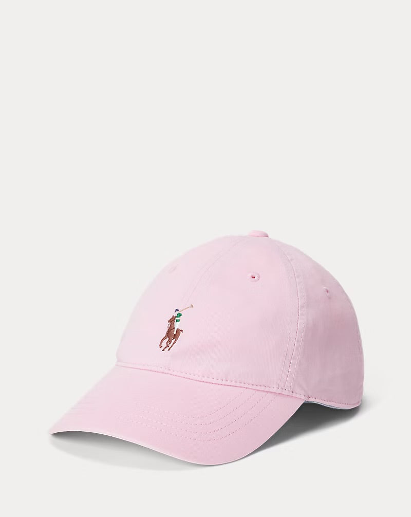 Stretch Cotton Twill Pony Ball Cap