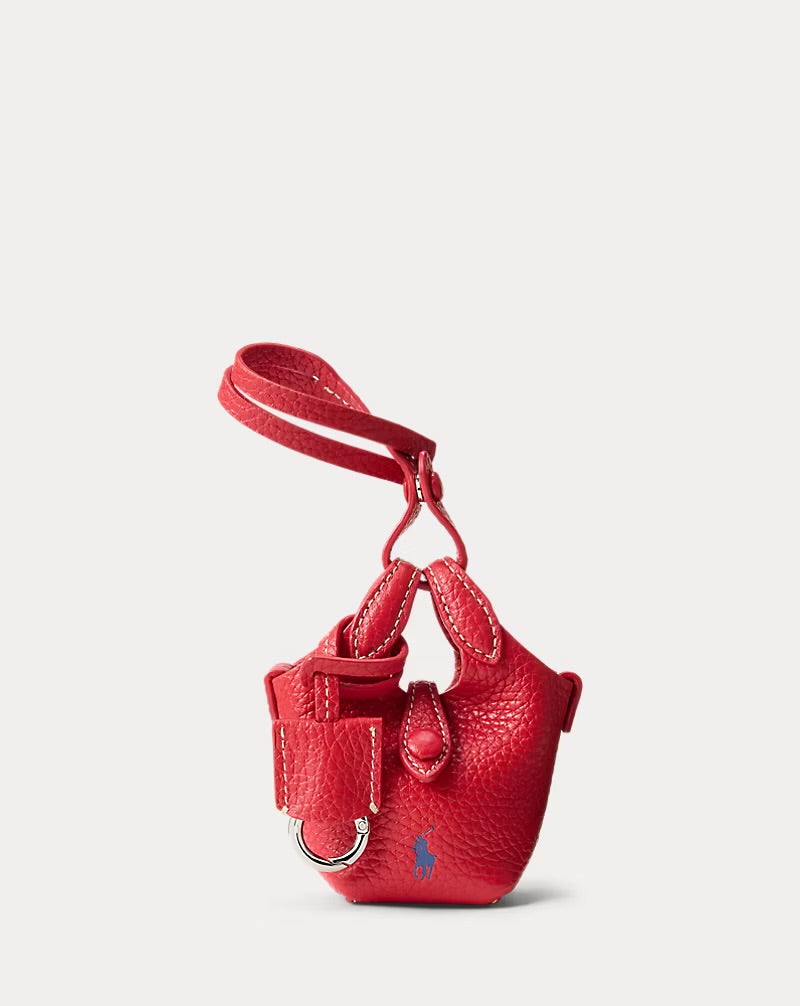 Leather Polo Play Bag Charm