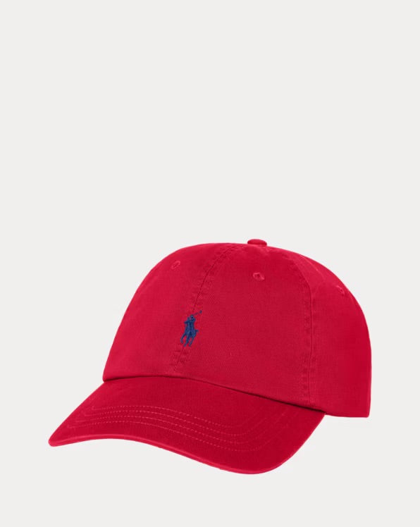 Stretch Cotton Twill Pony Ball Cap