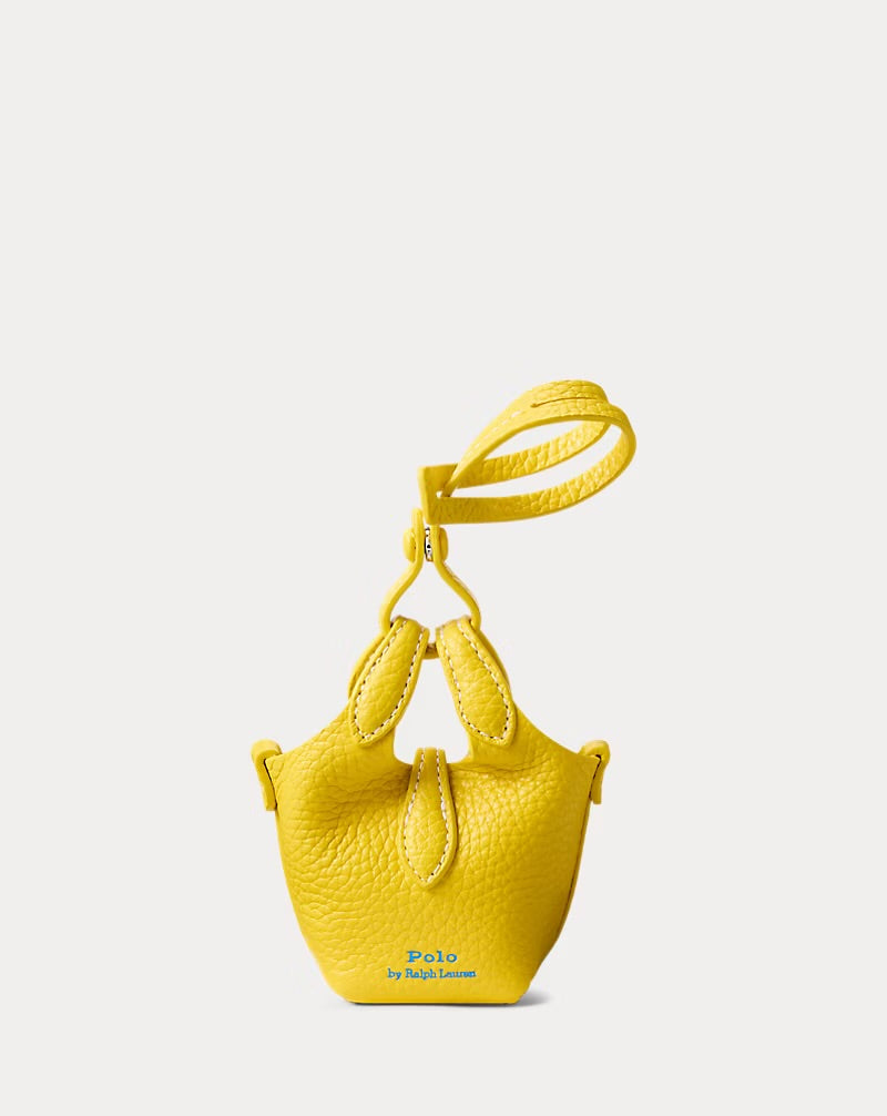 Leather Polo Play Bag Charm