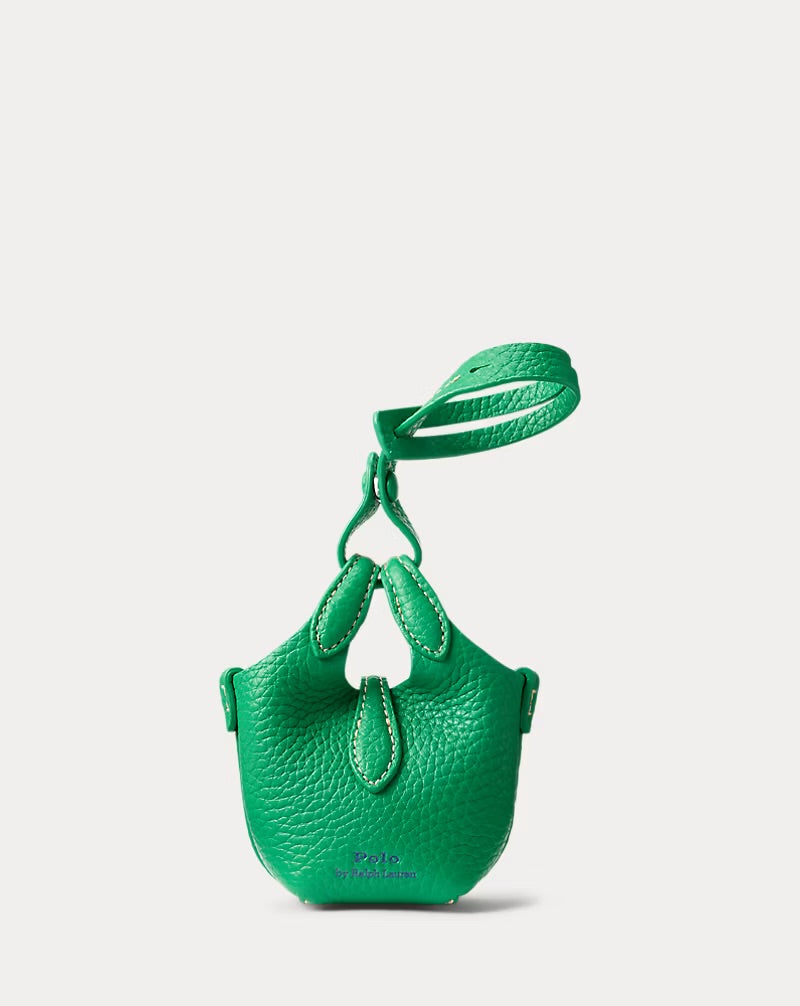 Leather Polo Play Bag Charm
