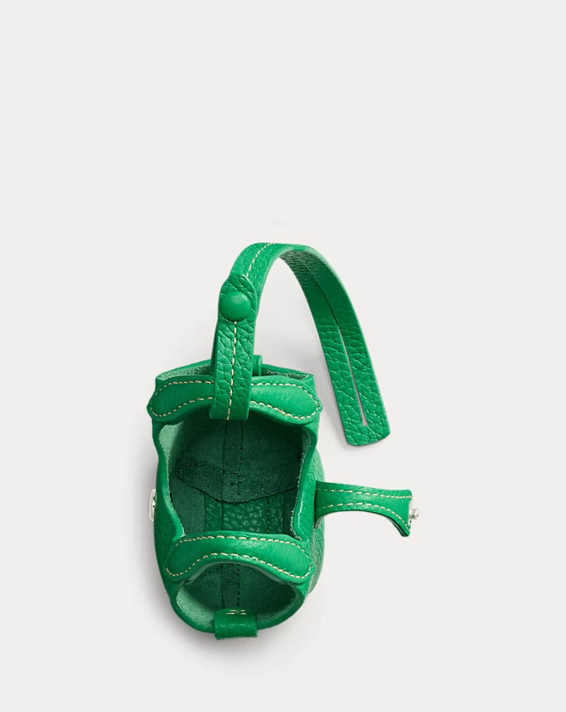 Leather Polo Play Bag Charm