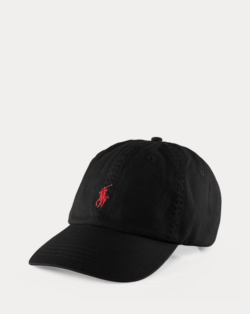 Stretch Cotton Twill Pony Ball Cap