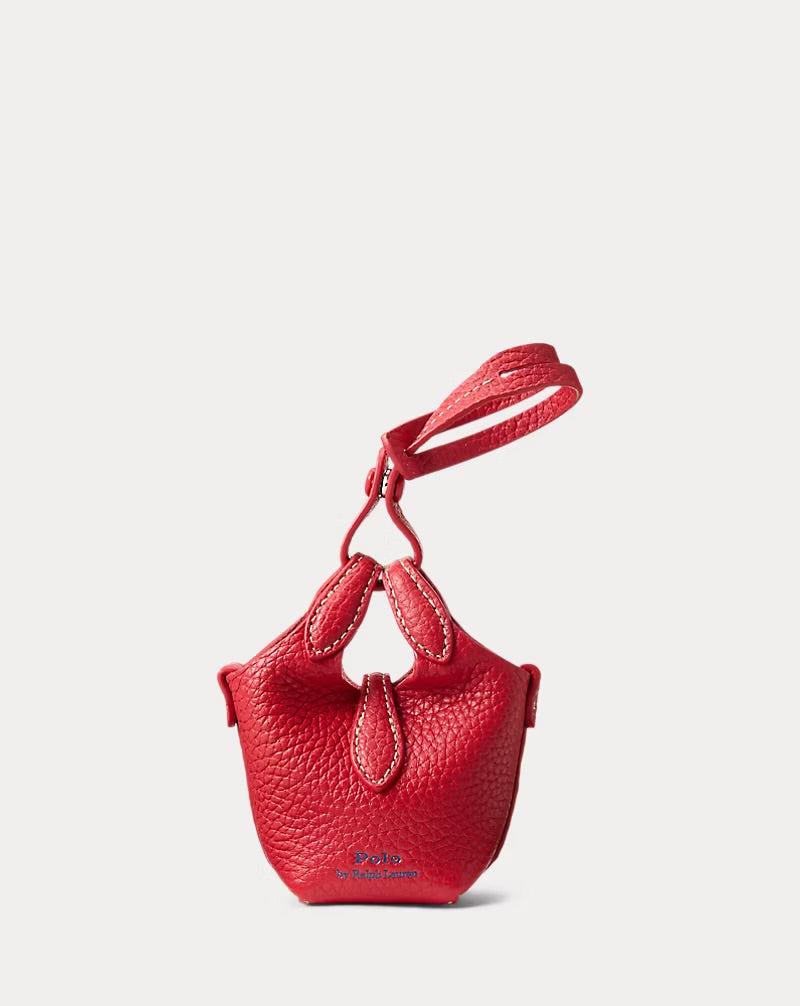 Leather Polo Play Bag Charm