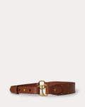 Equestrian D-Ring Studded Leather Belt